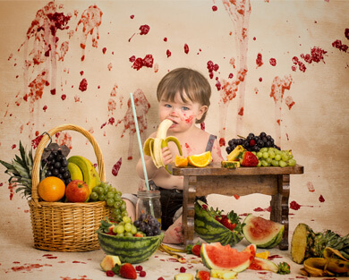 Fruit Smash Photography